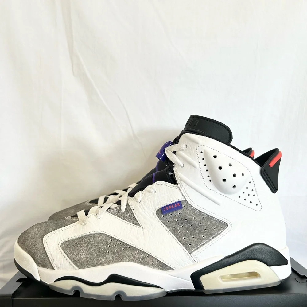 AUTHENTIC Jordan 6 Retro Flight Nostalgia size 11 CI3125-100 2019 PRE-OWNED